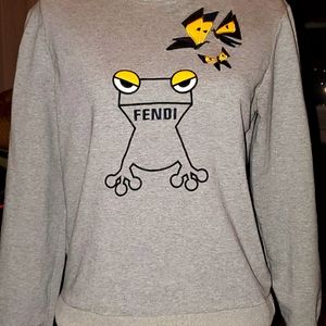 Fendi Frog Eyes Sweat shirt Women Small Kid M